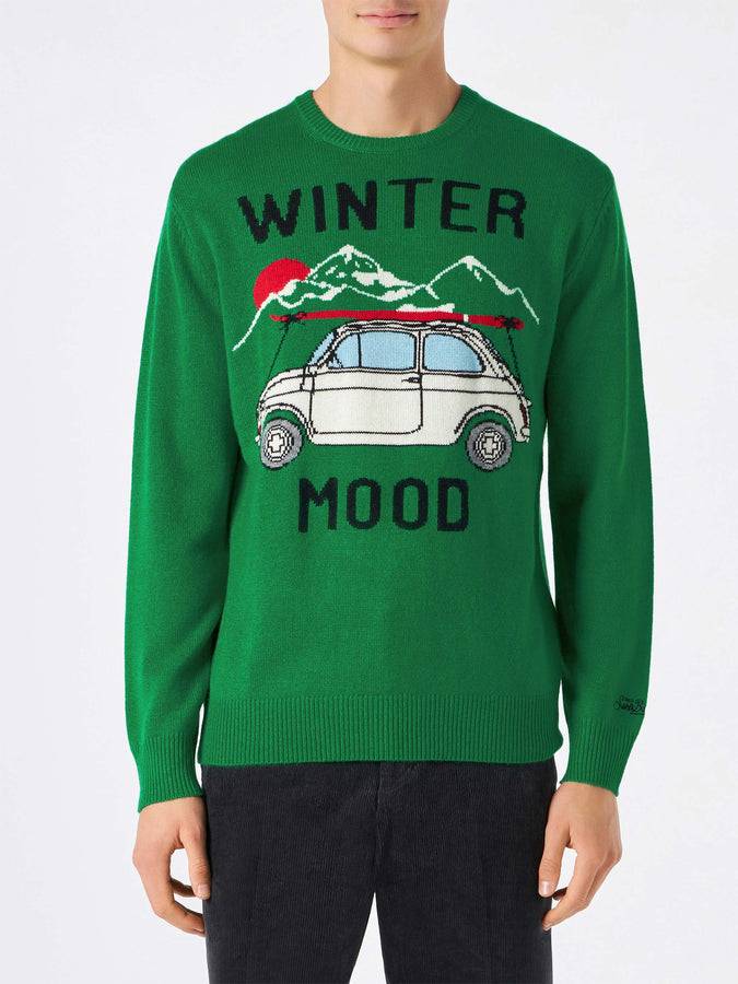 Mc2 Saint Barth Maglia da uomo con stampa auto