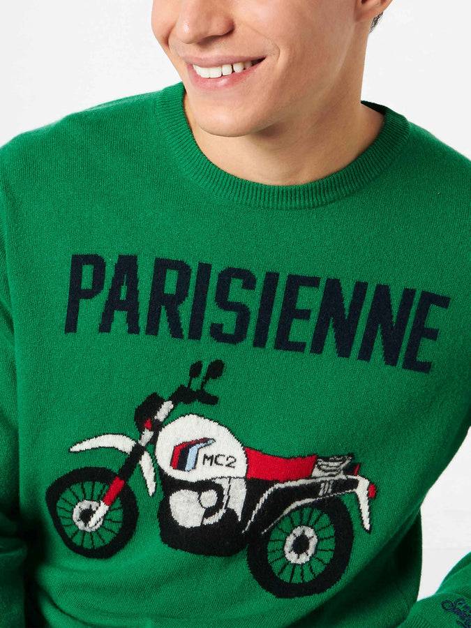 Mc2 Saint Barth Maglia Da Uomo Stampa Parisienne