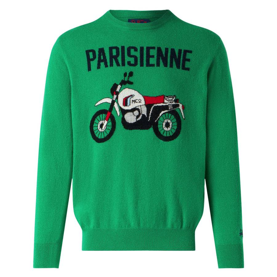Mc2 Saint Barth Maglia Da Uomo Stampa Parisienne