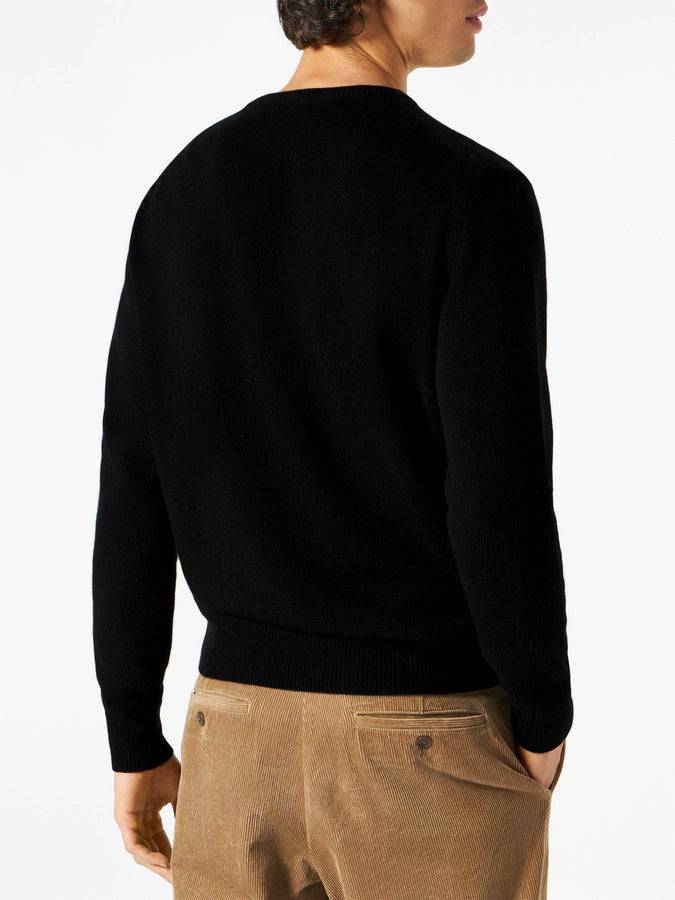 Mc2 Saint Barth Maglia Nera Da Uomo Con Scritte