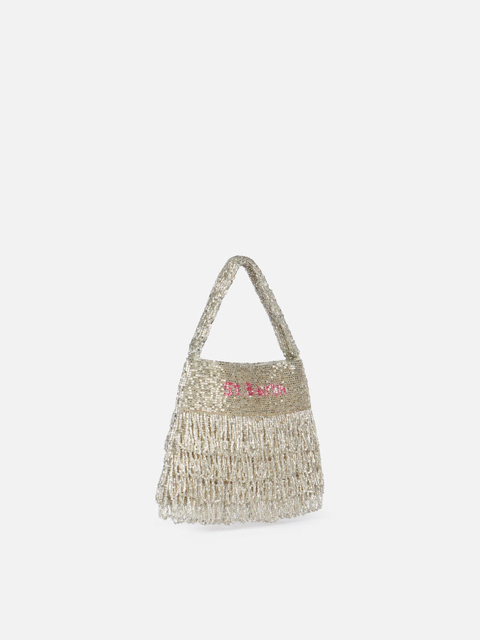 Mc2 Saint Barth Mini Bag Argento Lucido Perla