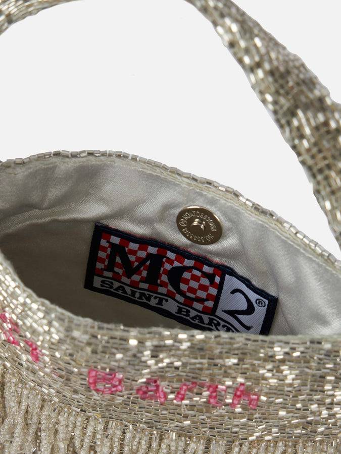 Mc2 Saint Barth Mini Bag Argento Lucido Perla