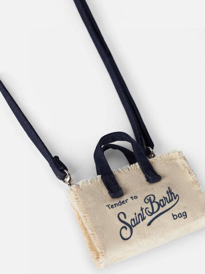 Mc2 Saint Barth Off-white Cotton Canvas Key Holder