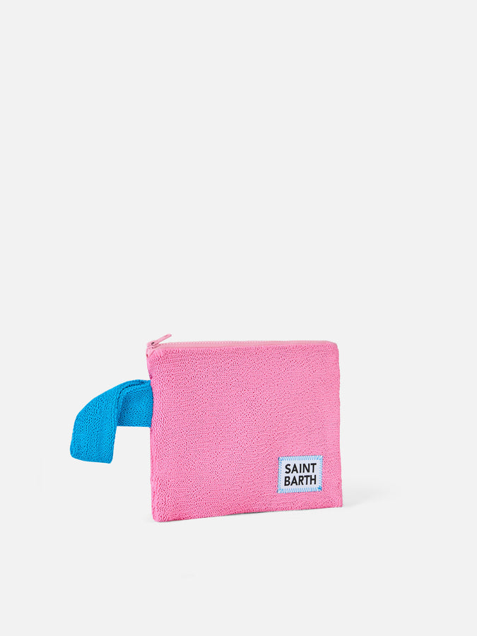 Mc2 Saint Barth Pareasy Pink Crinkle Pochette