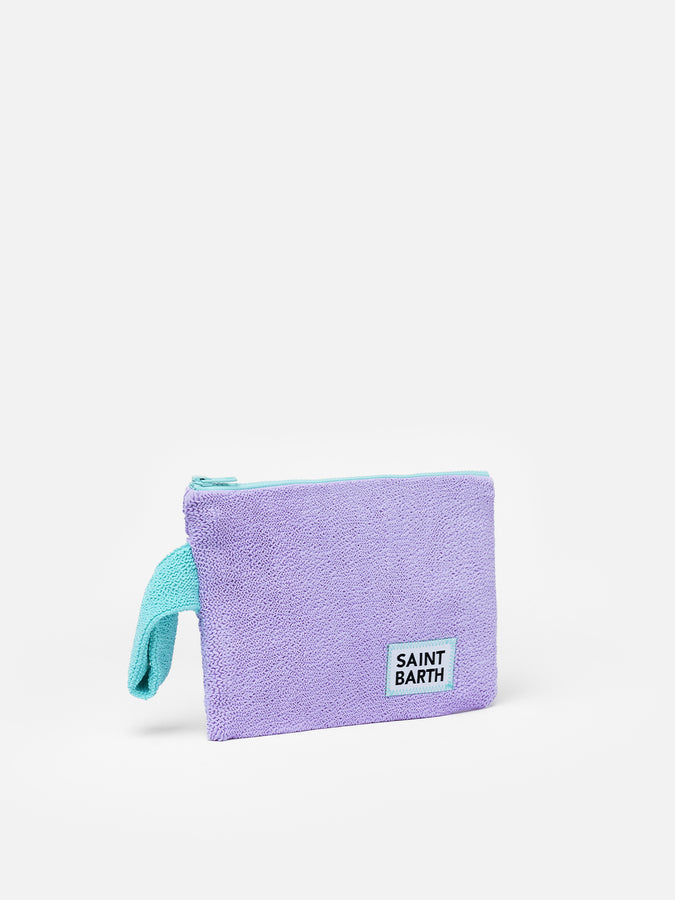 Mc2 Saint Barth Pareasy Purple Crinkle Pochette