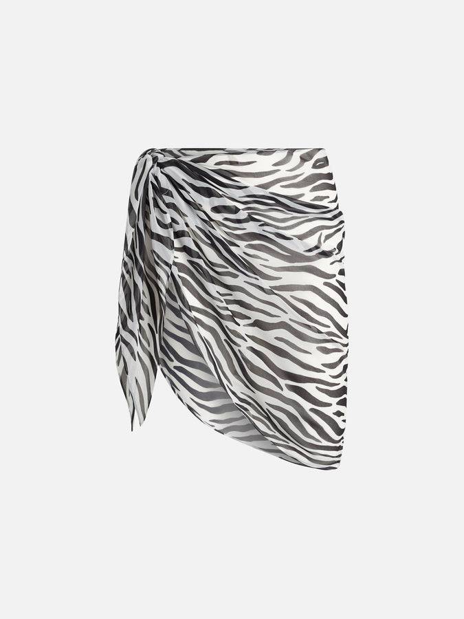 Mc2 Saint Barth Pareo Corto Da Donna Zebrato Sery