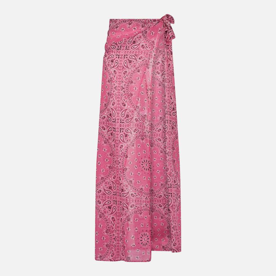 Mc2 Saint Barth Pareo In Cotone Con Stampa Bandana