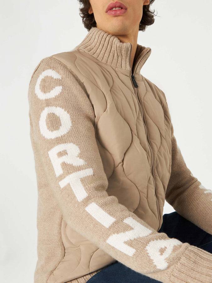 Mc2 Saint Barth Piumino Da Uomo Beige
