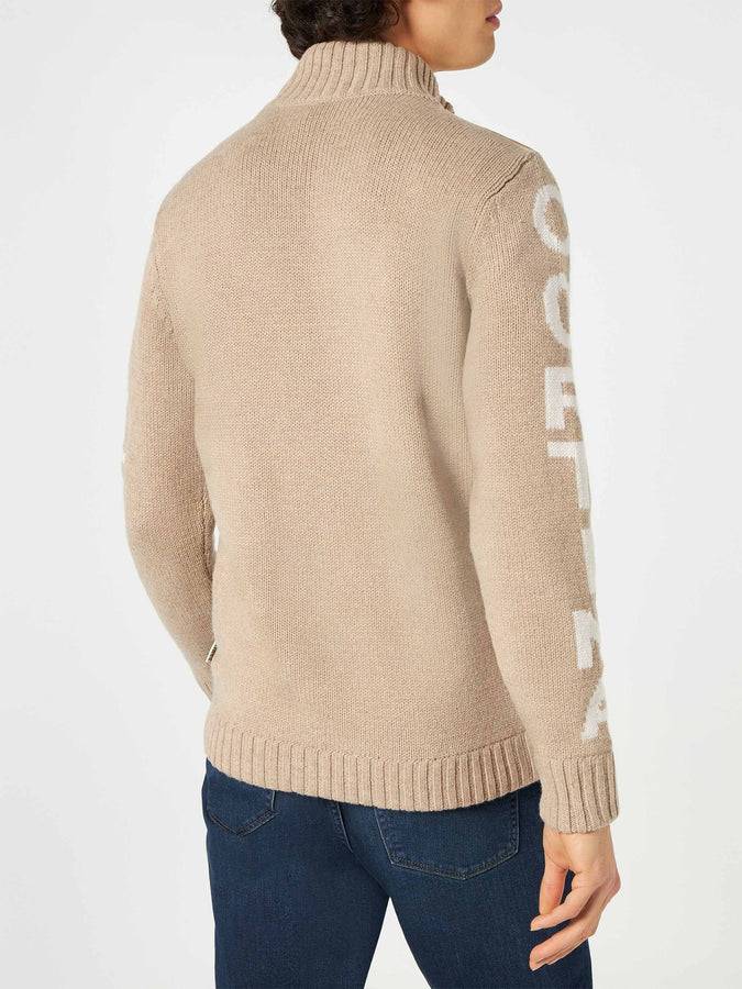 Mc2 Saint Barth Piumino Da Uomo Beige