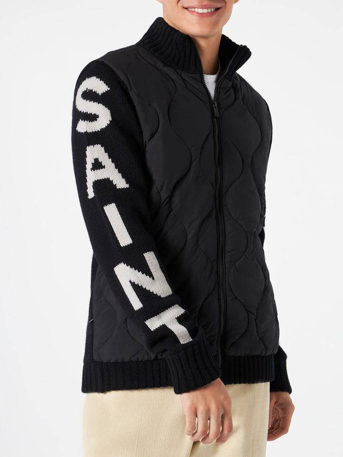 Mc2 Saint Barth Piumino Nero Imbottito Da Uomo