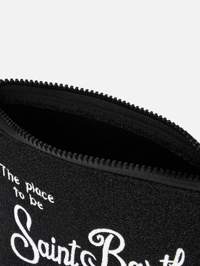 Mc2 Saint Barth Pochette Aline In Lurex Nero
