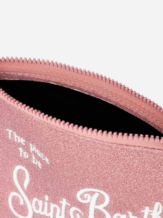 Mc2 Saint Barth Pochette Aline In Lurex Rosa