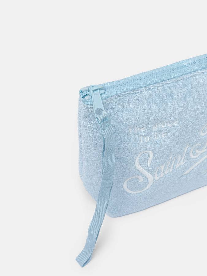 Mc2 Saint Barth Pochette Aline In Spugna Azzurra