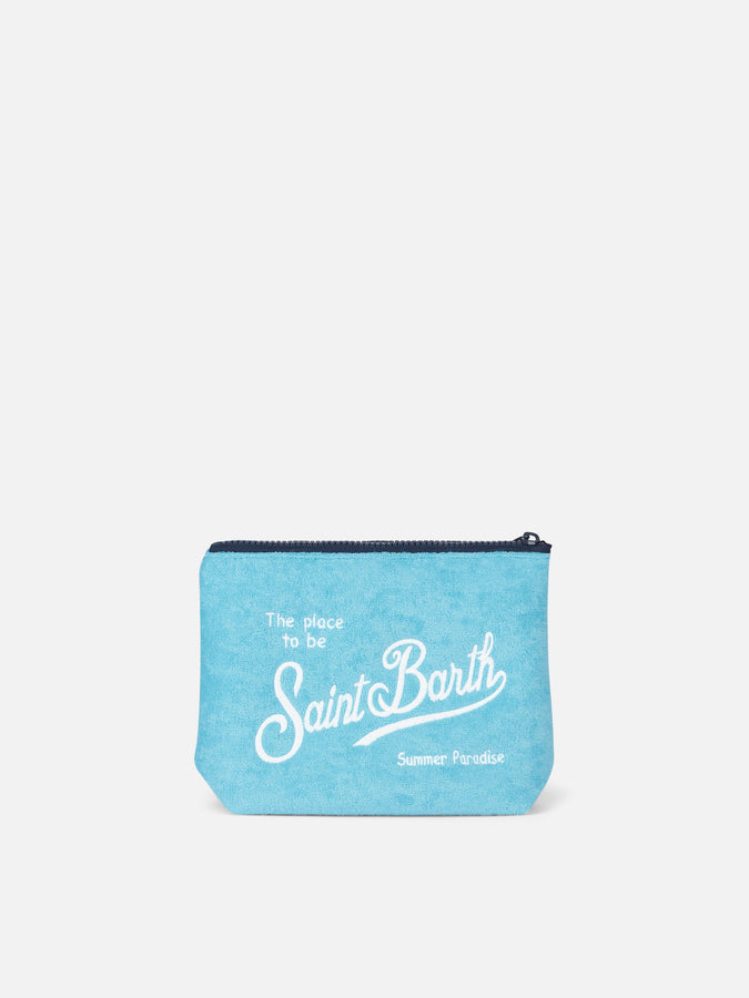 Mc2 Saint Barth Pochette Aline In Spugna Turchese