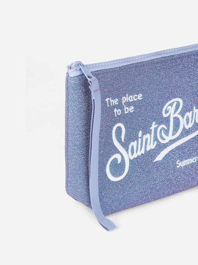 Mc2 Saint Barth Pochette Aline Lilla In Lurex