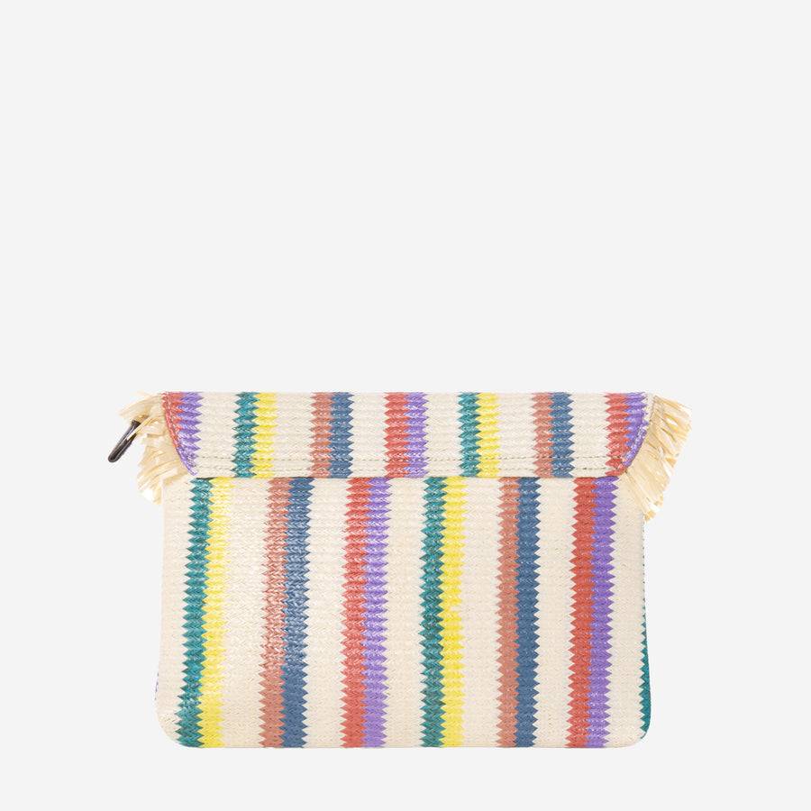 Mc2 Saint Barth Pochette In Paglia Con Frange