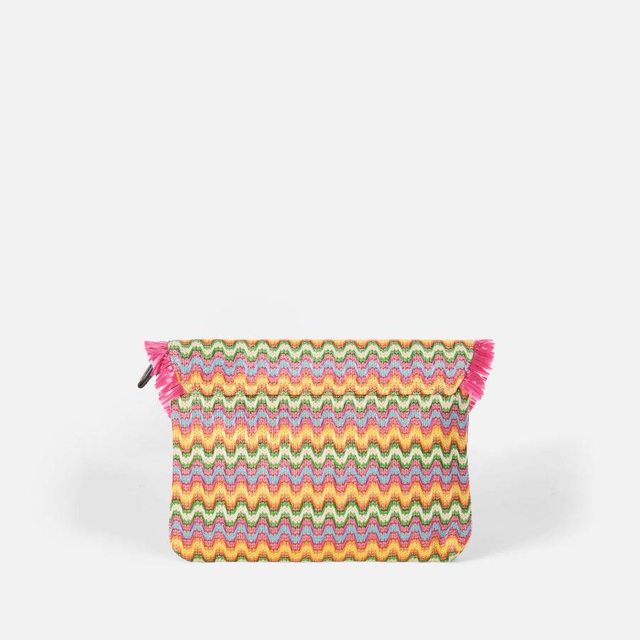 Mc2 Saint Barth Pochette In Paglia Con Frange