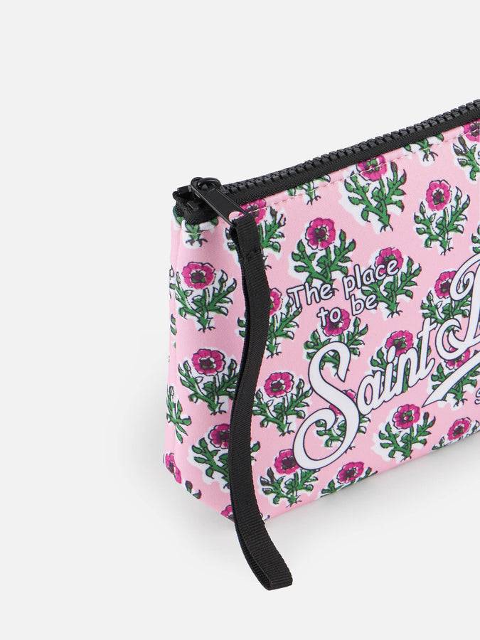 Mc2 Saint Barth Pochette In Scuba A Fiori Aline