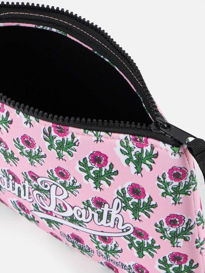 Mc2 Saint Barth Pochette In Scuba A Fiori Aline