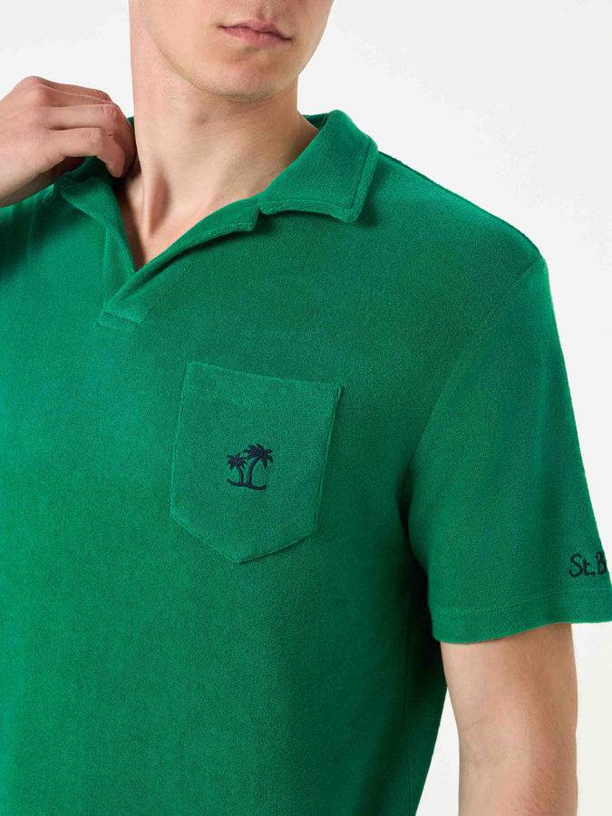 Mc2 Saint Barth Polo Da Uomo In Spugna Verde