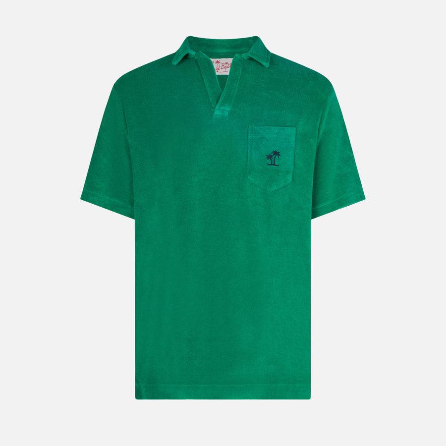 Mc2 Saint Barth Polo Da Uomo In Spugna Verde