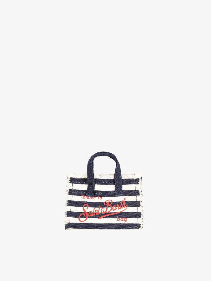 Mc2 Saint Barth Portachiavi In ​​tela Blu Navy