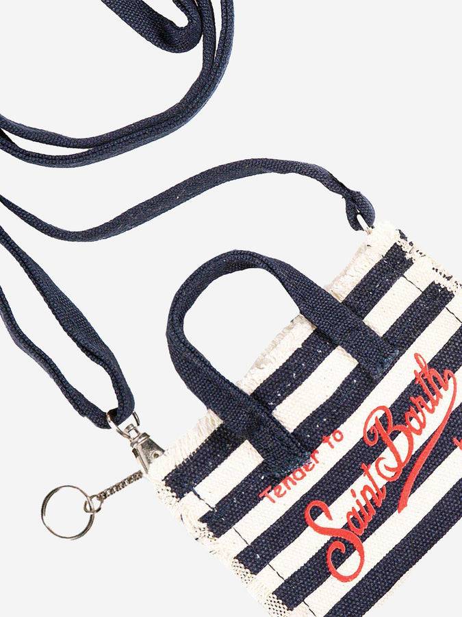 Mc2 Saint Barth Portachiavi In ​​tela Blu Navy