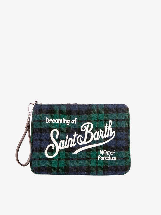 Mc2 Saint Barth Pouch a tracolla tartan Parisienne