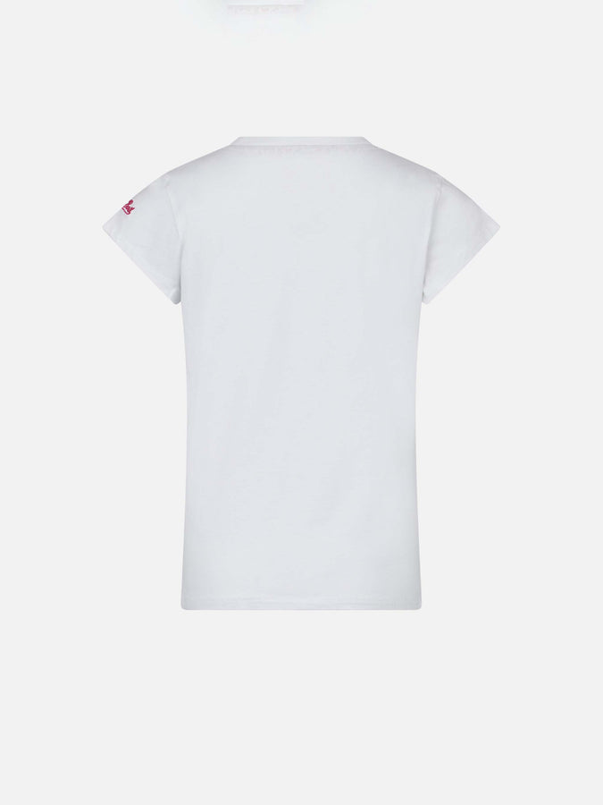 Mc2 Saint Barth T-shirt Da Bambina Con Cuore