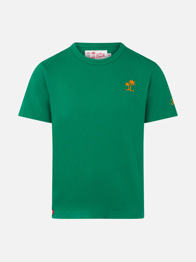 Mc2 Saint Barth T-shirt da bambino in cotone verde