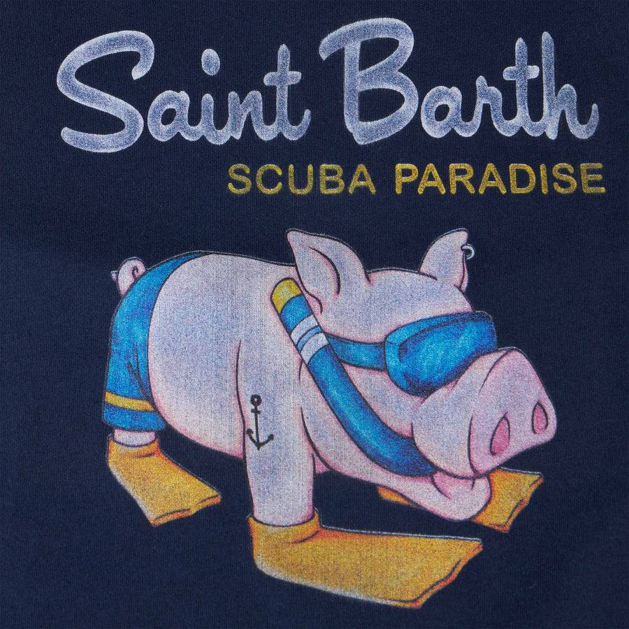 Mc2 Saint Barth T-shirt Da Bambino Piggy Sub