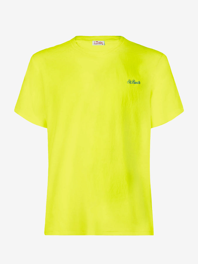 Mc2 Saint Barth T-shirt Da Uomo In Cotone Giallo