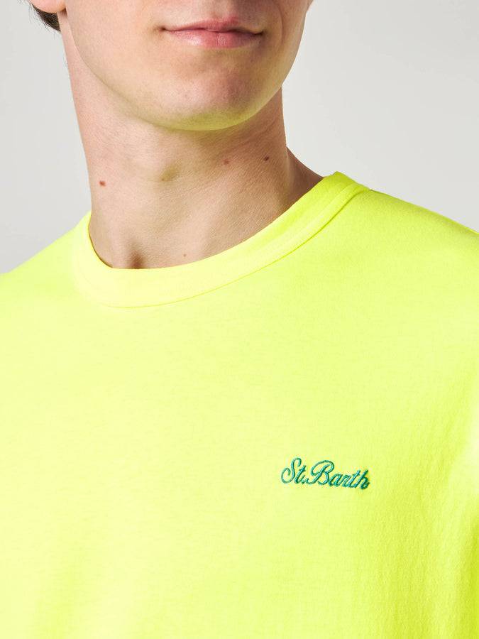 Mc2 Saint Barth T-shirt da uomo in cotone giallo