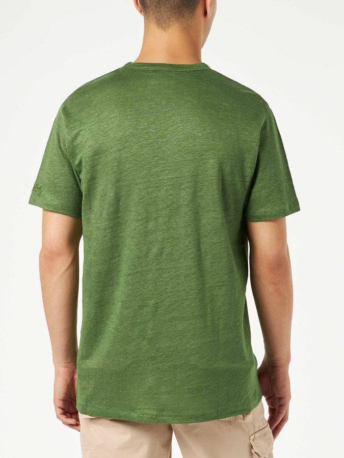 Mc2 Saint Barth T-shirt Da Uomo In Jersey Di Lino