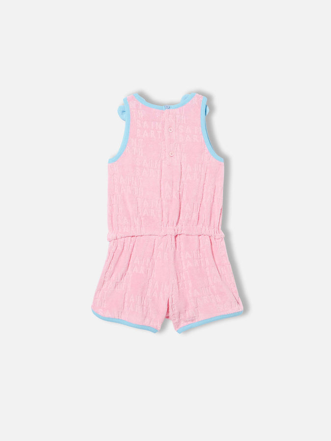 Mc2 Saint Barth Tutina Da Bambina In Spugna Rosa