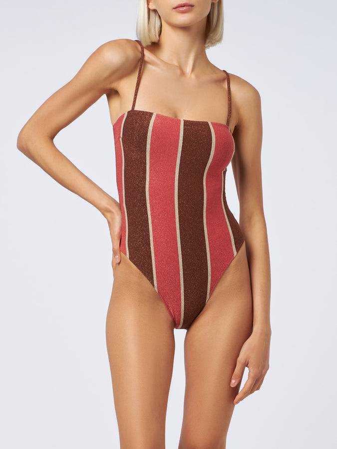 Mc2 Saint Barth Woman Fucsia One Piece Swimsuit