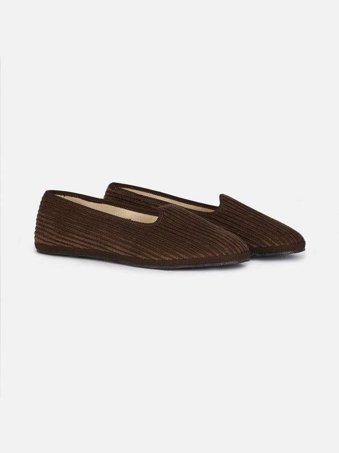 Mc2 Saint Barth Mocassini Pantofola Da Donna In Velluto A Coste | MY CHALOM SPECIAL EDITION