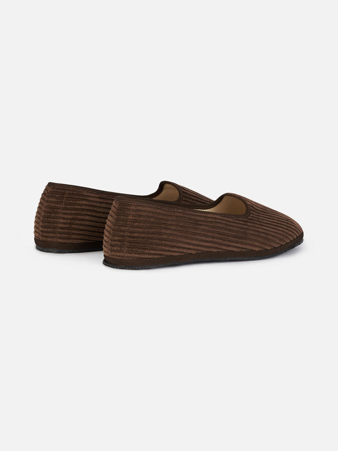Mc2 Saint Barth Mocassini Pantofola Da Donna In Velluto A Coste | MY CHALOM SPECIAL EDITION