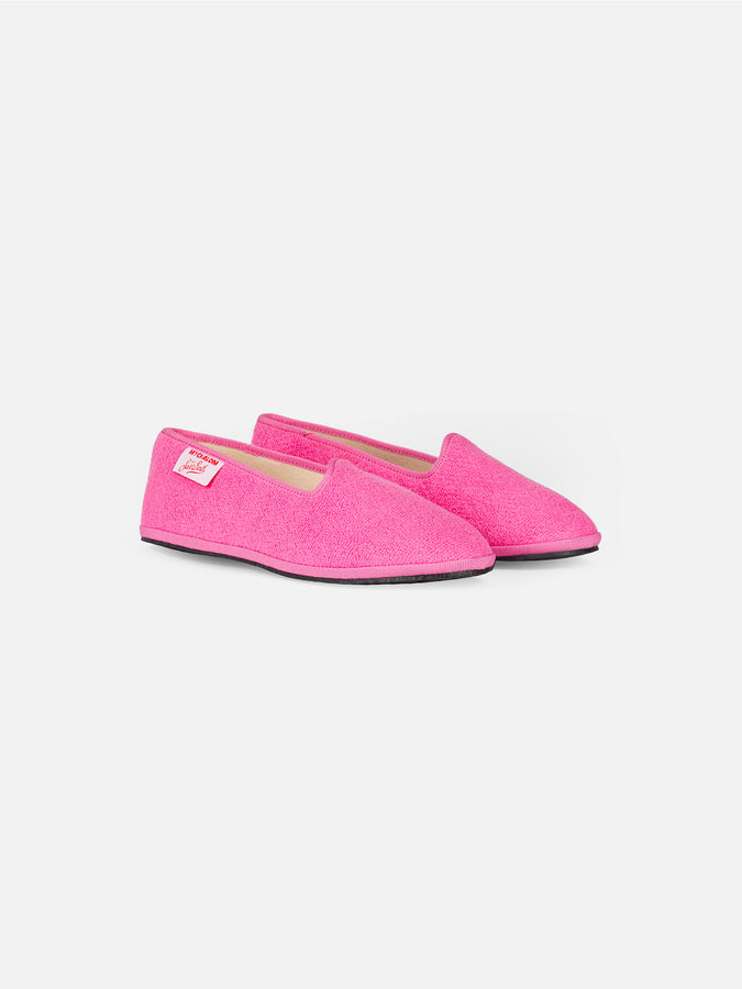 Mc2 Saint Barth Mocassino Pantofola Da Bambina In Spugna Rosa | MY CHALOM EDIZIONE SPECIALE