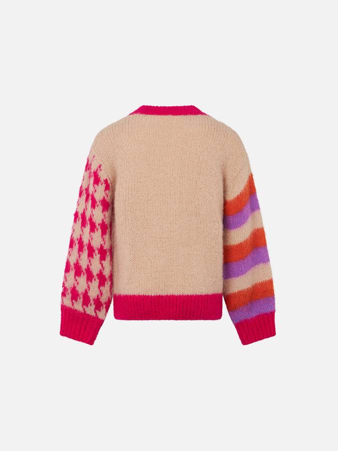 Mc2 Saint Barth Morbida Maglia Da Bambina Dalla Forma Squadrata Con Ricamo Ci Penso