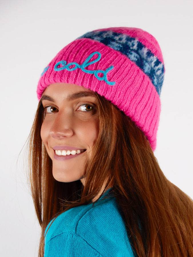 Mc2 Saint Barth Morbido Berretto Da Donna Con Stampa Jacquard Nordica