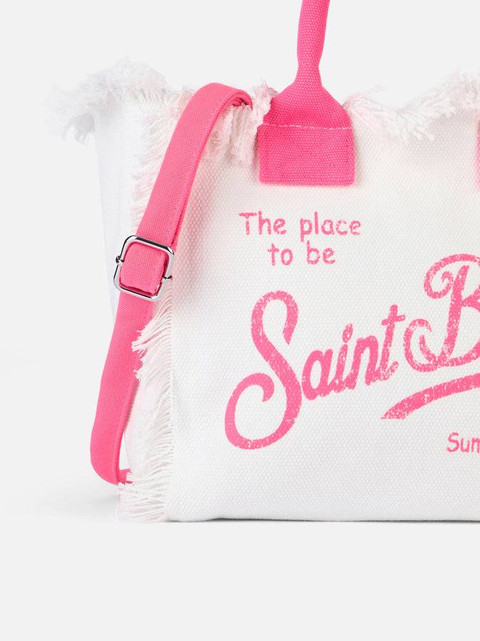Mc2 Saint Barth Off-white Cotton Canvas Colette Handbag