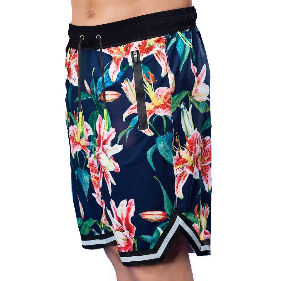 Mc2 Saint Barth Pantaloncini Da Bagno Con Stampa Tropicale Stile Surf