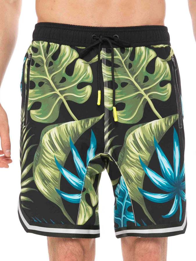 Mc2 Saint Barth Pantaloncini Da Bagno Con Stampa Tropicale Stile Surf
