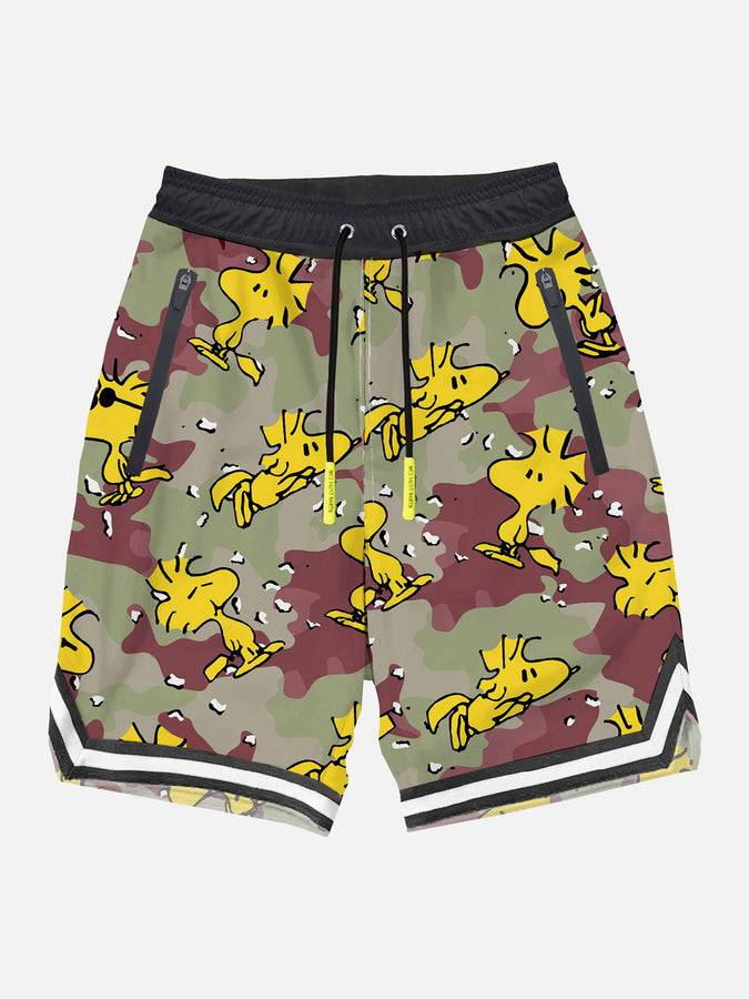 Mc2 Saint Barth Pantaloncini da bagno lunghi con stampa Woodstock | WOODSTOCK - EDIZIONE SPECIALE PEANUTS™