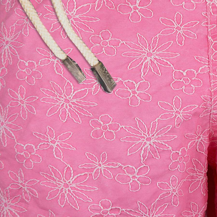 Mc2 Saint Barth Pantaloncini Da Bagno Rosa Ricamati