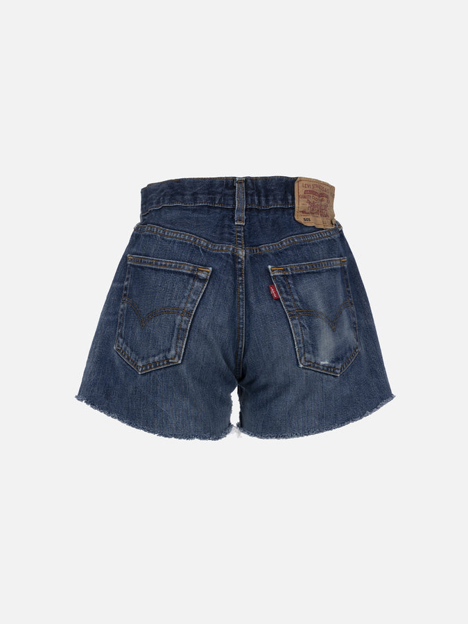 Mc2 Saint Barth Pantaloncini Da Donna In Denim Riciclato Con Strass