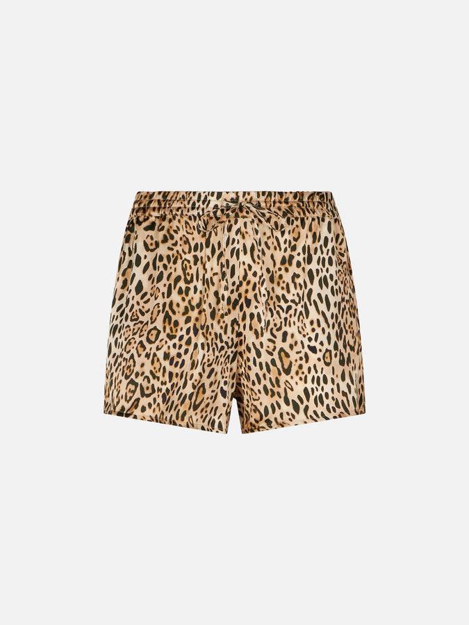 Mc2 Saint Barth Pantaloncini Da Donna Stampa Animalier