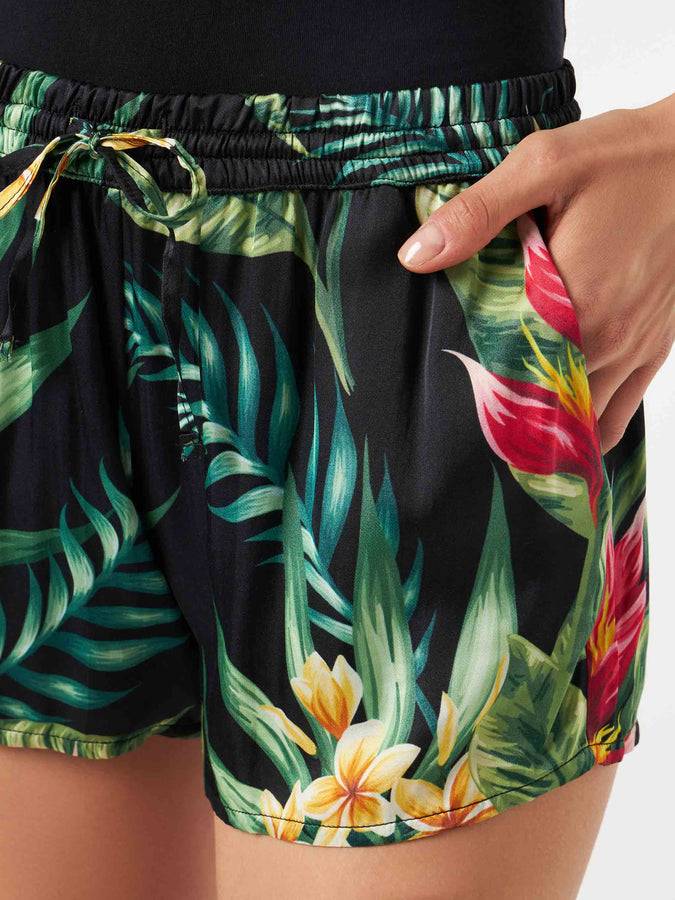 Mc2 Saint Barth Pantaloncini Da Donna Stampa Tropicale