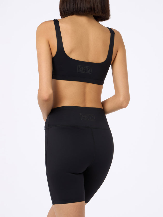 Mc2 Saint Barth Pantaloncini Fitness Da Donna Termosaldati Fawn
